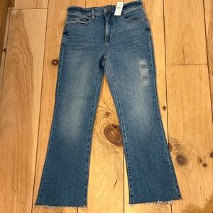 Loft Kick crop high rise jeans-NWT
